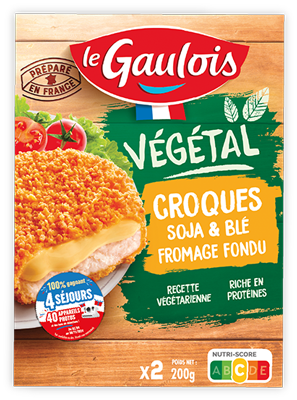 Packaging des croques végétal Le Gaulois