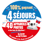 Sticker du jeu 100% gagnant Le Gaulois