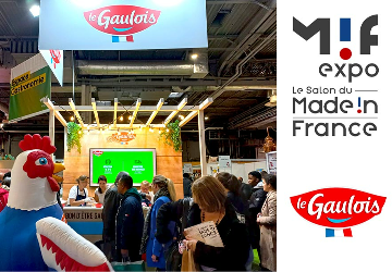 Participation de Le Gaulois au Salon du Made In France à Paris qui rassemble des marques alimentaires et textiles 100% françaises