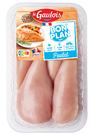 Visuel pack des filets de poulet Bon Plan Le Gaulois