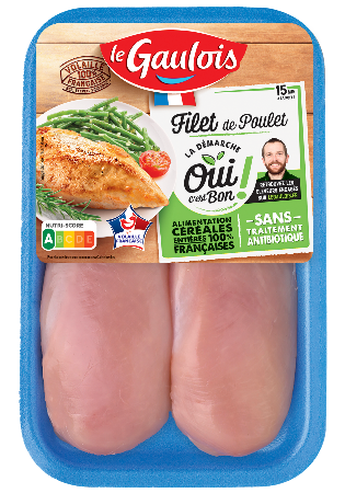 Visuel pack des filets de poulet Oui c'est Bon Le Gaulois