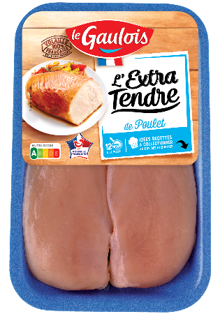 Visuel pack des filets de poulet Extra Tendre Le Gaulois