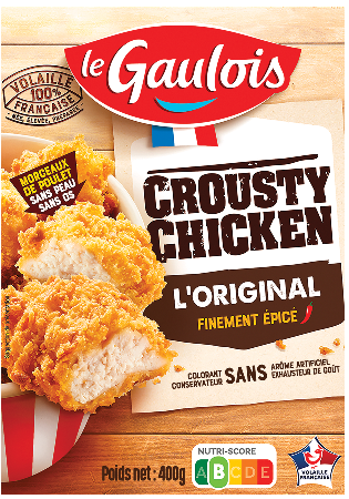 Visuel pack du crousty chicken original Le Gaulois