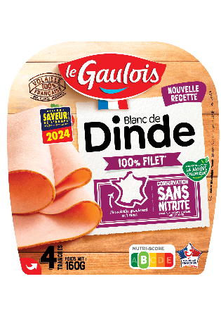 Visuel pack des blancs de dinde 100% filet Le Gaulois