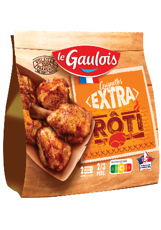 Visuel pack des grignottes extra rôti Le Gaulois