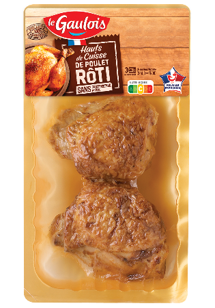 Visuel pack de hauts de cuisses de poulet rôti Le Gaulois