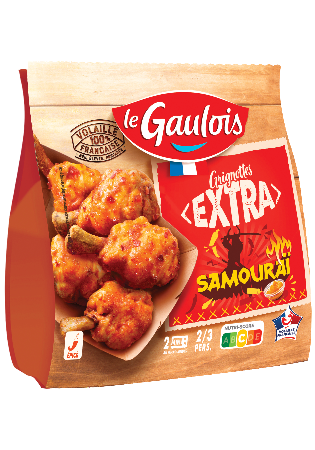 Visuel pack des grignottes extra samouraï Le Gaulois