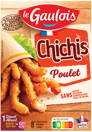 Visuel pack des chichis de poulet Le Gaulois