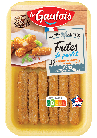 Visuel pack des frites de poulet Le Gaulois