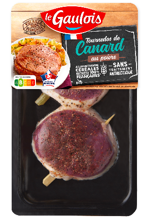 Visuel pack des tournedos de canard au poivre Le Gaulois