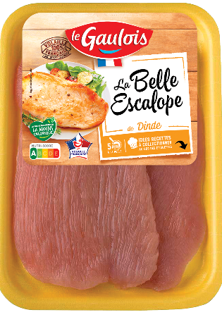 Visuel pack de la belle escalope de dinde Le Gaulois