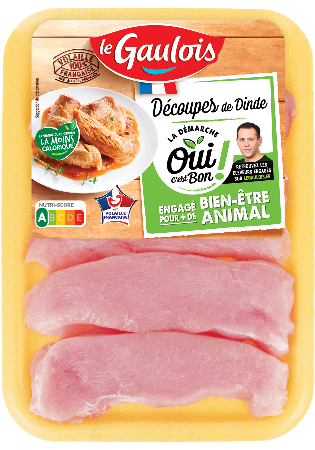 Visuel pack des tranches de filet de dinde Oui c'est Bon Le Gaulois