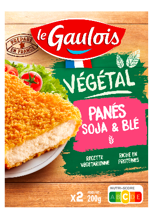 Visuel pack des panés soja & blé Le Gaulois Végétal