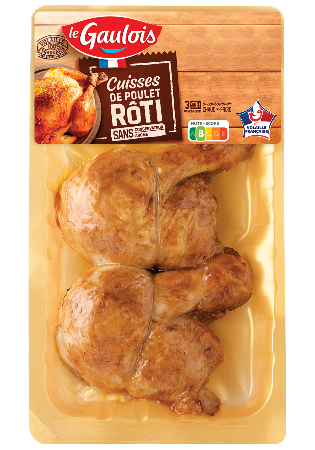 Visuel pack de cuisses de poulet rôti Le Gaulois