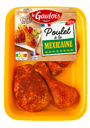 Visuel pack des cuisses de poulet à la mexicaine Le Gaulois