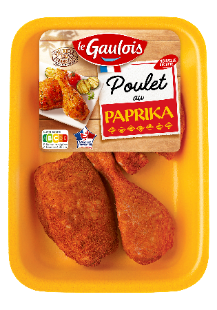 Visuel pack des cuisses de poulet au paprika Le Gaulois