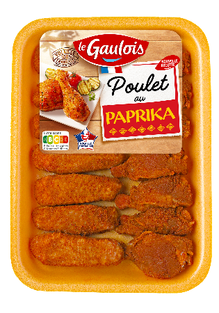 Visuel pack des ailes de poulet au paprika Le Gaulois