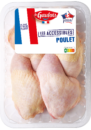 Visuel pack des cuisses de poulet Les Accessibles Le Gaulois