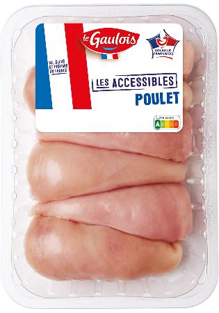 Visuel pack des filets de poulet Les Accessibles Le Gaulois